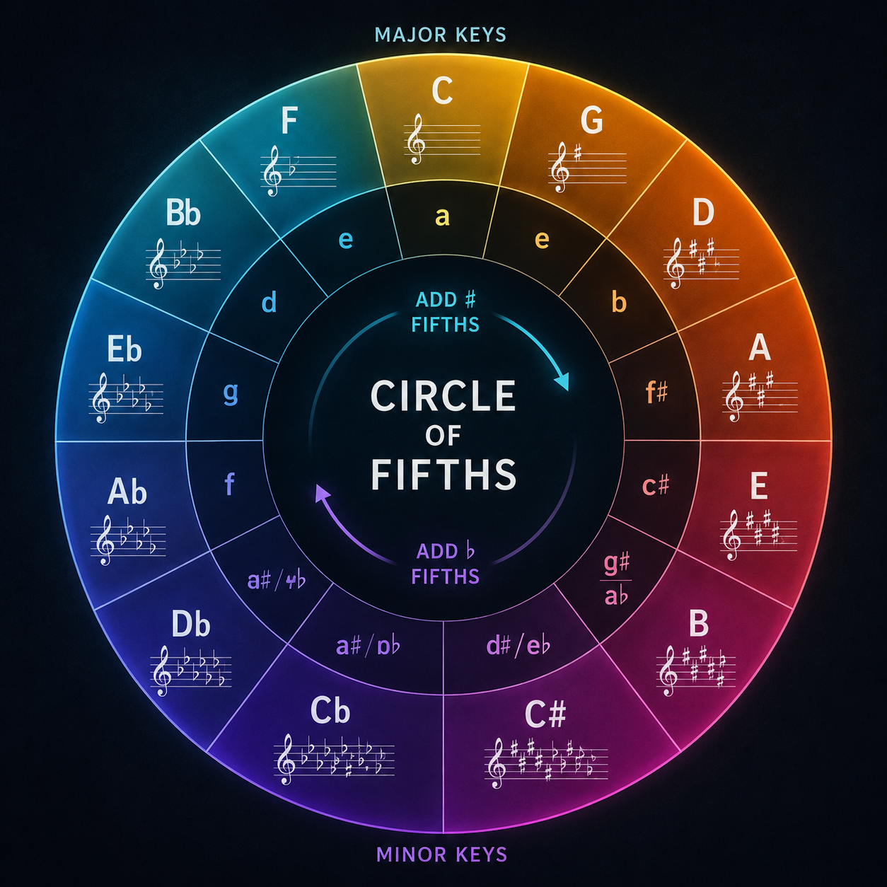 Interactive Circle of Fifths